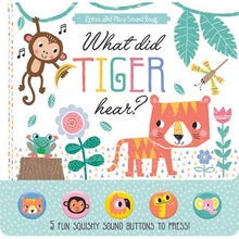 Load image into Gallery viewer, What Did Tiger Hear? Press & Play Sound Book