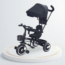 Load image into Gallery viewer, T30 Ace Tricycle 3 In 1 Adjustable Parental Control & Canopy Front & Rear Basket