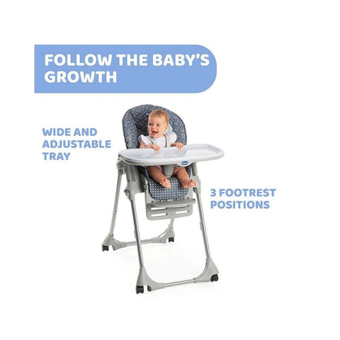 Grey Penguin Theme Polly Easy Highchair