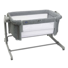 Load image into Gallery viewer, Grey Next2Me Magic Evo Co-Sleep Crib