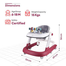 Load image into Gallery viewer, Little Feet Walker With 2 Level Height & 4 Level Seat Adjustment