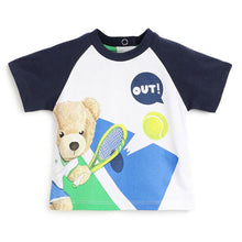 Load image into Gallery viewer, White Raglan Sleeves T-Shirt