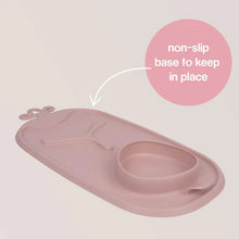 Load image into Gallery viewer, Roll & Go Mealtime Silicone Mat With Spoon