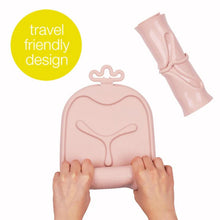 Load image into Gallery viewer, Roll & Go Mealtime Silicone Mat With Spoon