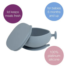 Load image into Gallery viewer, Silicone Bowl Plus Lid with Suction Base