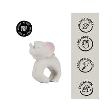 Load image into Gallery viewer, Grey Nelly The Elephant Bracelet Teether
