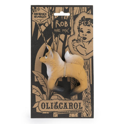 Brown Rob The Fox Bracelet Teether
