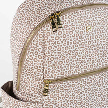 Load image into Gallery viewer, Brown Animal Printed Backpack Diaper Changing Bag