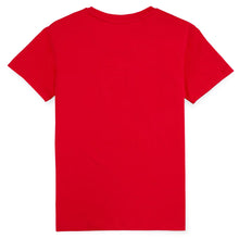Load image into Gallery viewer, Red Graphic Printed Cotton Half Sleeves T-Shirt