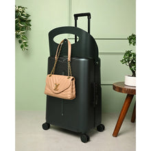 Load image into Gallery viewer, Forest Green Ride-On Trolley Check-In Luggage 24 Inches