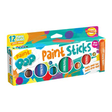 Load image into Gallery viewer, Paint Pop Classic Quick Dry Paint Sticks- 12 Pack