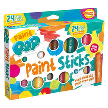 Load image into Gallery viewer, Paint Pop Assorted Quick Dry Paint Sticks- 24 Pack
