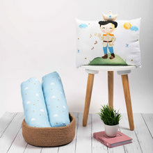 Load image into Gallery viewer, Blue The Little Prince Mini Cot Bedding Set