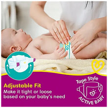 Load image into Gallery viewer, Large Pampers Active Baby Diapers - 50 Pieces (9-14 kg)