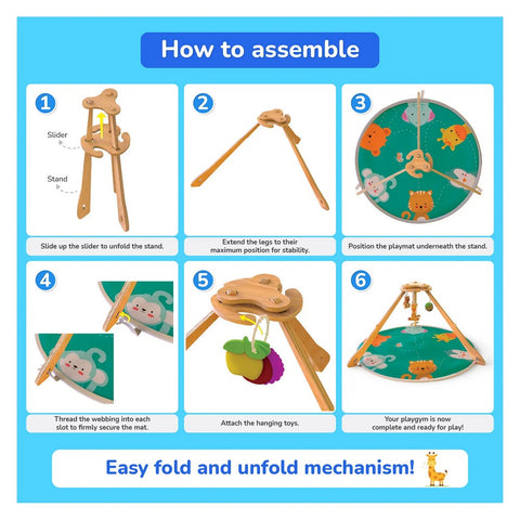 Wooden Wonderland Play Gym