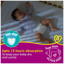 Load image into Gallery viewer, Medium Size Pampers Active Baby Diapers - 62 Pieces (6-11kg)