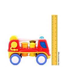 Load image into Gallery viewer, Red Peg Basher Fire Engine With Light & Sound