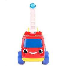 Load image into Gallery viewer, Red Peg Basher Fire Engine With Light & Sound