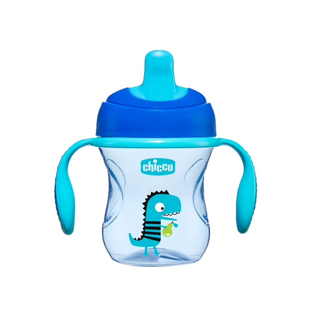 2 In 1 Chicco Training Cup 200ml- 6months+ (Print May Vary)