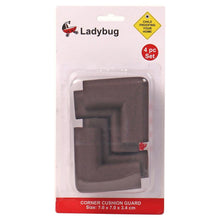 Load image into Gallery viewer, L Shape Brown Super Soft Corner Guard - Pack Of 4