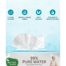 Load image into Gallery viewer, 99% Pure Water Unscented Baby Wipes - Pack Of 2