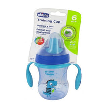 Load image into Gallery viewer, 2 In 1 Chicco Training Cup 200ml- 6months+ (Print May Vary)