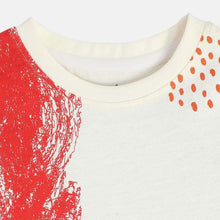 Load image into Gallery viewer, Ivory Abstract Printed Full Sleeves T-Shirt