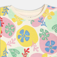 Load image into Gallery viewer, Colorful Floral Printed Half Sleeves Top Pack Of - 2