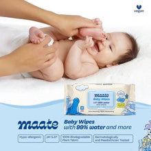 Load image into Gallery viewer, Maate Baby Wipes 99% Water