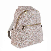 Load image into Gallery viewer, Brown Animal Printed Backpack Diaper Changing Bag