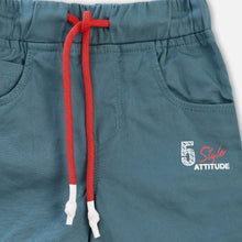 Load image into Gallery viewer, Steel Blue Elasticated Waist Shorts
