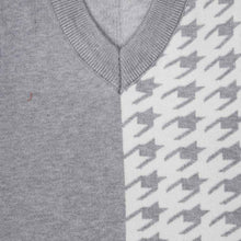 Load image into Gallery viewer, Grey & Mustard Sleeveless Sweater