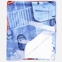 Load image into Gallery viewer, Blue Spiderman Printed Bath Towel