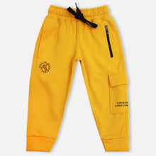 Load image into Gallery viewer, Yellow & Blue Cargo Joggers