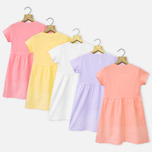 Load image into Gallery viewer, Cat Theme Short Sleeves Dress