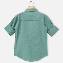 Load image into Gallery viewer, Teal Full Sleeves Shirt