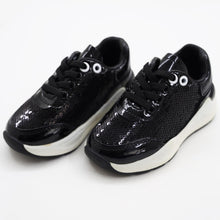 Load image into Gallery viewer, Black Holographic Breathable Sneakers