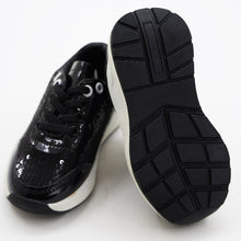 Load image into Gallery viewer, Black Holographic Breathable Sneakers
