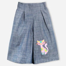 Load image into Gallery viewer, Blue Kitty Embroidered Co-Ord Set