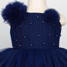 Load image into Gallery viewer, Blue Ombre Layered Net Party Dress
