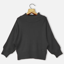 Load image into Gallery viewer, Red & Black Full Sleeves Sweater