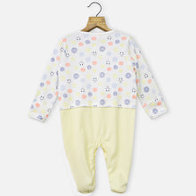 Load image into Gallery viewer, Yellow Printed Full Sleeves Footsie