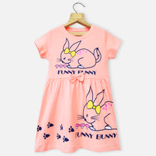 Load image into Gallery viewer, Bunny Embellished Short Sleeves Dress
