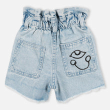 Load image into Gallery viewer, Blue Painted Denim Shorts
