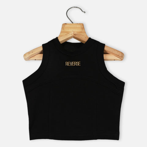 Yellow & Black Tank Top