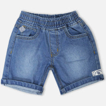 Load image into Gallery viewer, Denim Elasticated Waistband Shorts