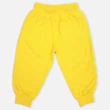 Load image into Gallery viewer, Yellow & Blue Regular Fit Joggers