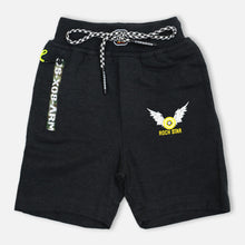 Load image into Gallery viewer, Elasticated Waist Shorts- Blue, Grey & Black