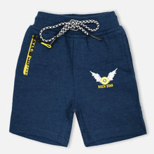 Load image into Gallery viewer, Elasticated Waist Shorts- Blue, Grey & Black