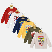 Load image into Gallery viewer, Cartoon Theme Full Sleeves T-Shirt